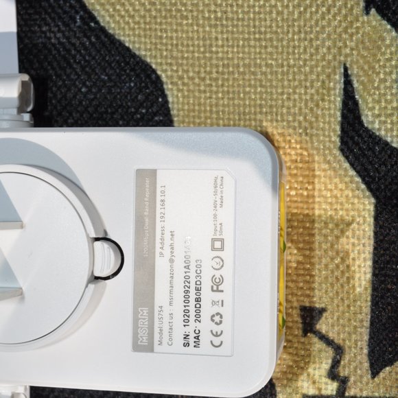 WiFi Extender Signal Booster up 8500 sq.ft 2.4 & 5GHz DualBand Internet Booster - Picture 4 of 6